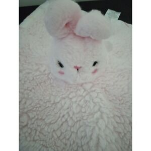 Parents Choice Pink Bunny Security Blanket Lovey Rainbow Plaid WD7472-85SA